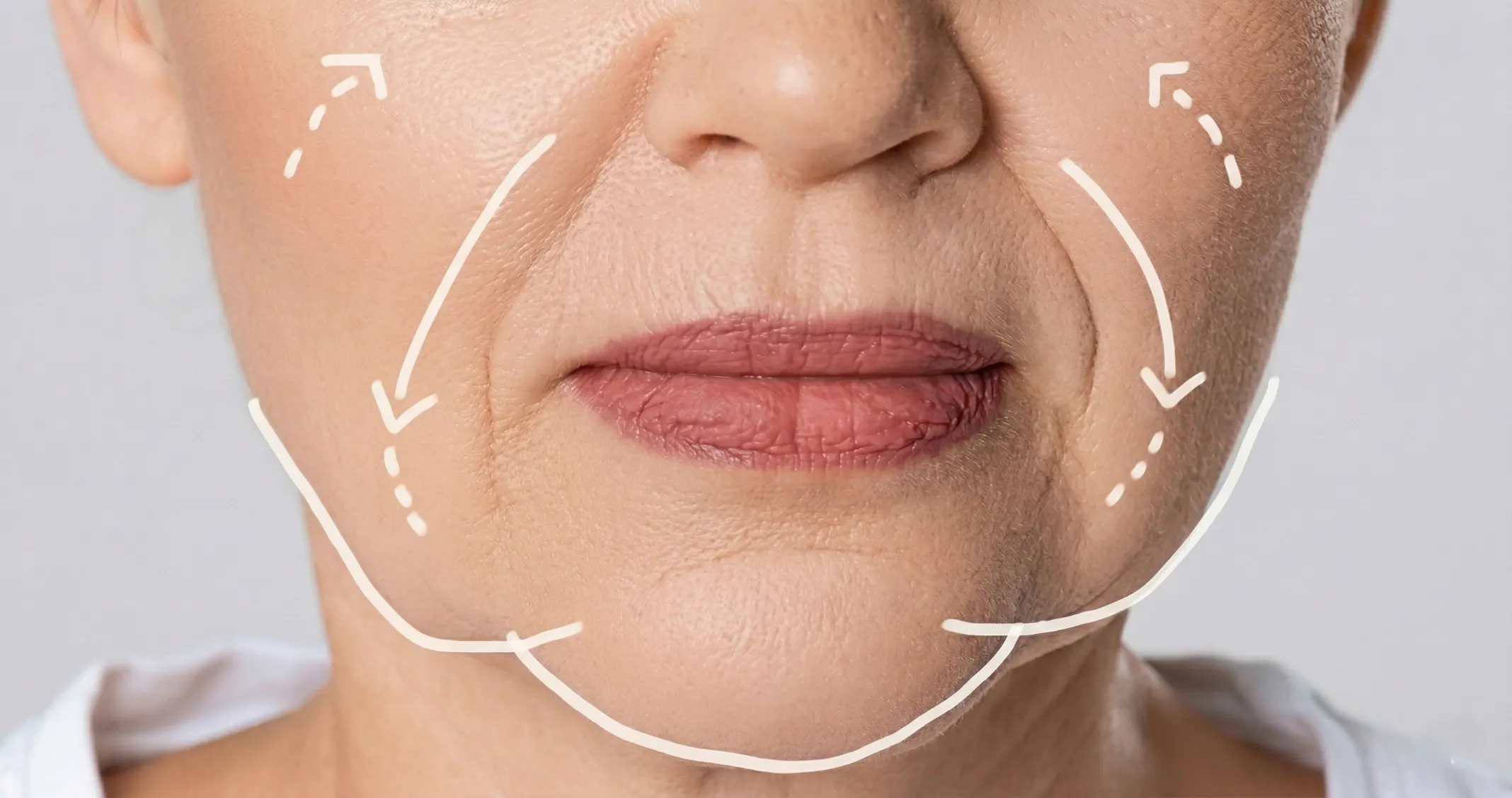 Старение лица из-за зубов и прикуса